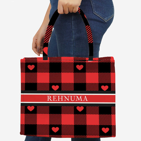 Customized Christmas Theme Box Tote Bag - Uncommongifts.in